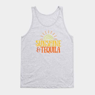 Sunshine & Tequila - Summer Margaritas Tank Top